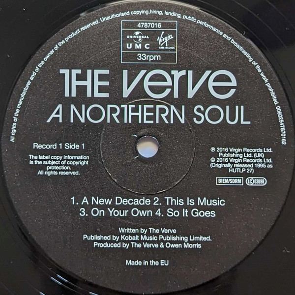 The Verve - A Northern Soul - Vinyl Record – (New / Sealed) - Image 3