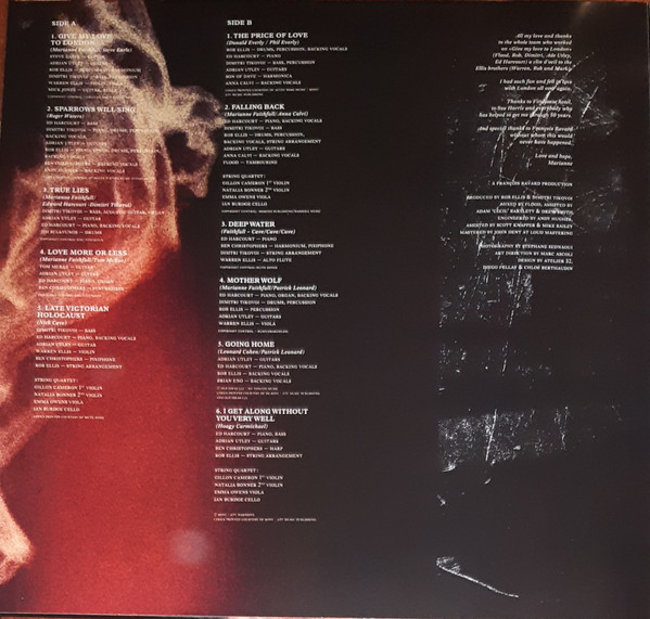 Marianne Faithfull - Give My Love To London - Vinyl Record – (New / Sealed) - Image 4