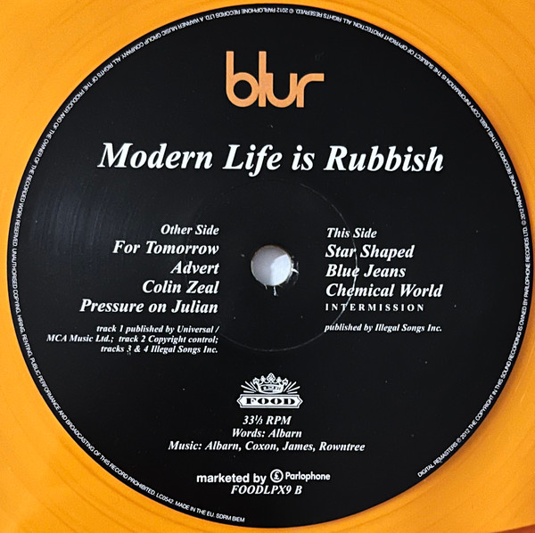 Blur - Modern Life Is Rubbish - Vinyl Record – (New / Sealed) - Image 4