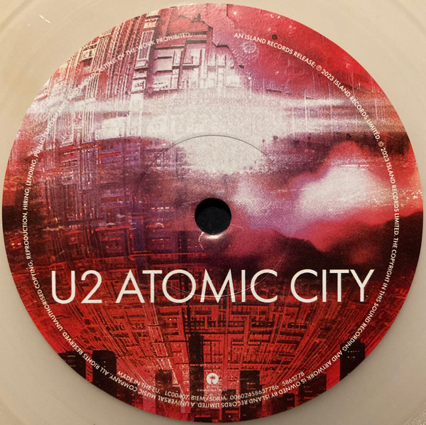 U2 - Atomic City - 7 inch Vinyl Record – New / Sealed) - Image 3