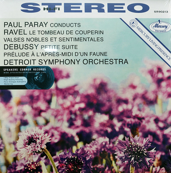 Paul Paray Conducts Maurice Ravel / Claude Debussy, Detroit Symphony Orchestra - Le Tombeau De Couperin / Valses Nobles Et Sentimentales / Petite Suite / Prélude À L'aprés-midi D'un Faune - Vinyl Record NM/NM (Pre Loved)