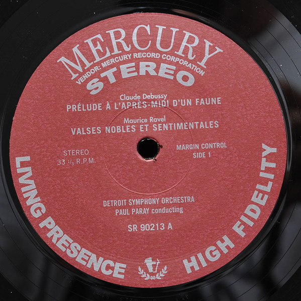 Paul Paray Conducts Maurice Ravel / Claude Debussy, Detroit Symphony Orchestra - Le Tombeau De Couperin / Valses Nobles Et Sentimentales / Petite Suite / Prélude À L'aprés-midi D'un Faune - Vinyl Record NM/NM (Pre Loved) - Image 3