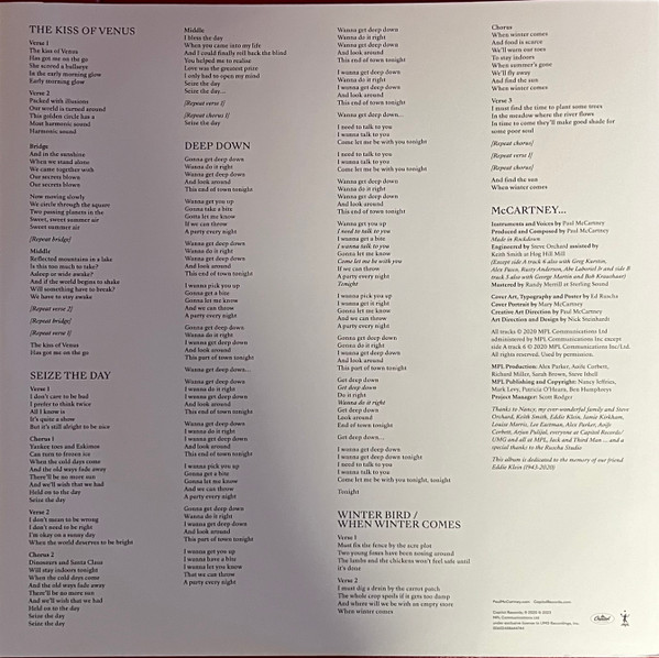 Paul McCartney - McCartney III - Vinyl Record – (New / Sealed) - Image 4