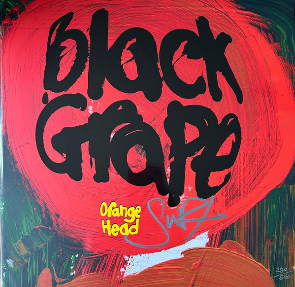 Black Grape - Orange Head Vinyl Record – (New / Sealed) - Image 3