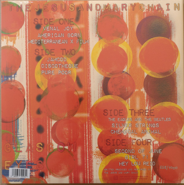 The Jesus And Mary Chain - Glasgow Eyes - Vinyl Record NM/NM (Pre Loved) - Image 2