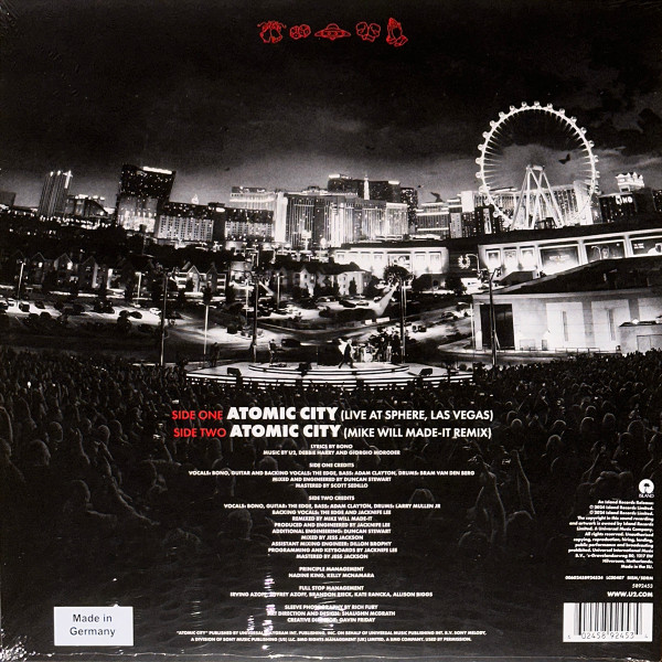 U2 - Atomic City - Vinyl Record – (New / Sealed) - Image 3