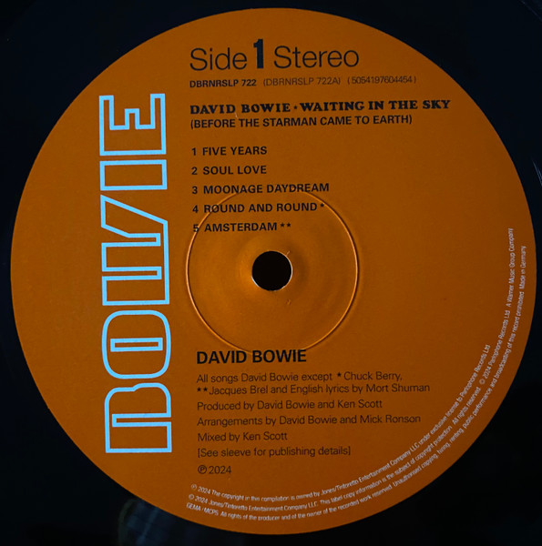 David Bowie - Waiting In The Sky (Before The Starman Came To Earth) - Vinyl Record – (New / Sealed) - Image 3