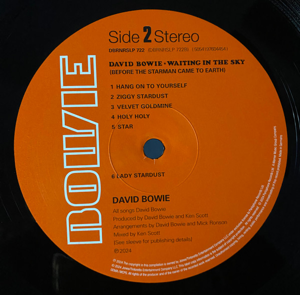 David Bowie - Waiting In The Sky (Before The Starman Came To Earth) - Vinyl Record – (New / Sealed) - Image 4