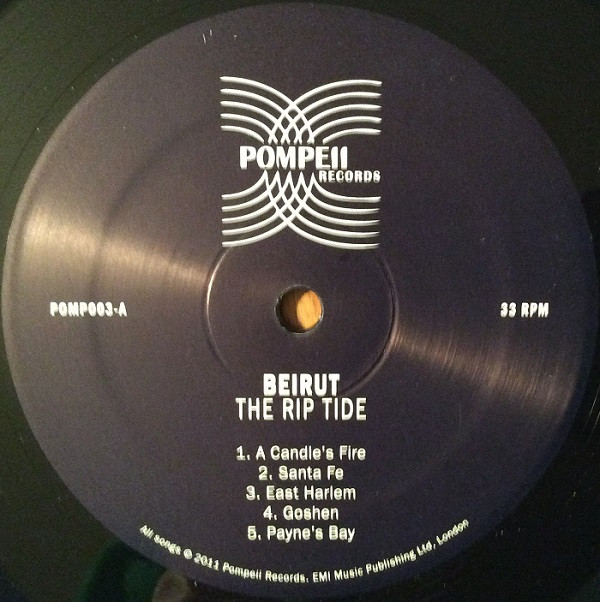 Beirut - The Rip Tide - Vinyl Record NM/NM (Pre Loved) - Image 3