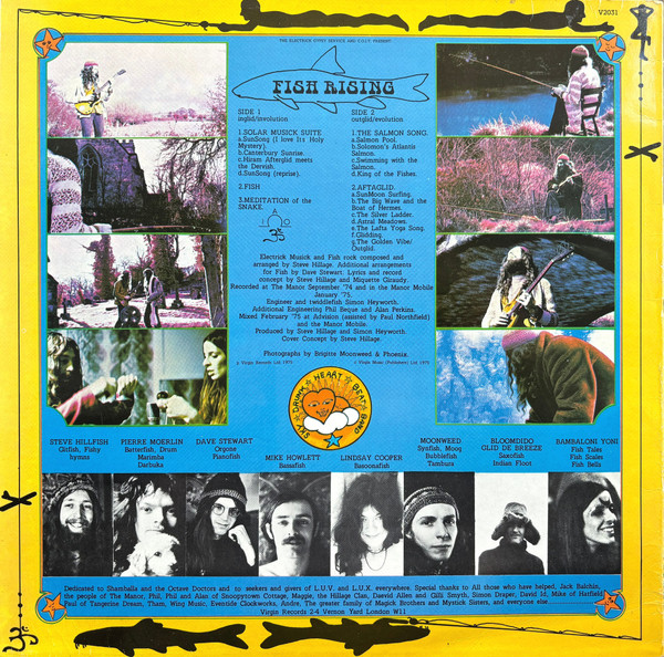Steve Hillage - Fish Rising - Vinyl Record VG+/VG+ (Pre Loved) - Image 2