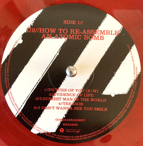 U2 - How To Re-Assemble An Atomic Bomb - Vinyl Record – (New / Sealed) - Image 4