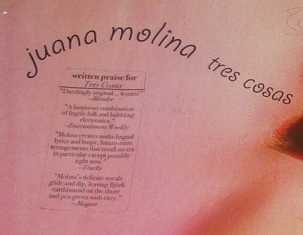 Juana Molina - Tres Cosas - Vinyl Record NM/NM (Pre Loved) - Image 3