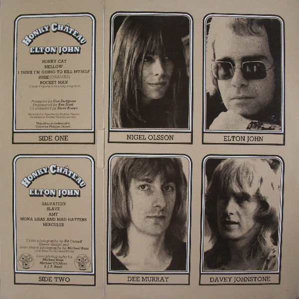 Elton John - Honky Château - Vinyl Record VG+/VG+ (Pre Loved) - Image 3