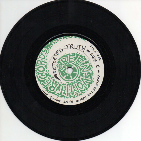 Distorted Truth - Victim Of The Law - 7 inch Vinyl Record VG+/VG+ (Pre Loved) - Image 3