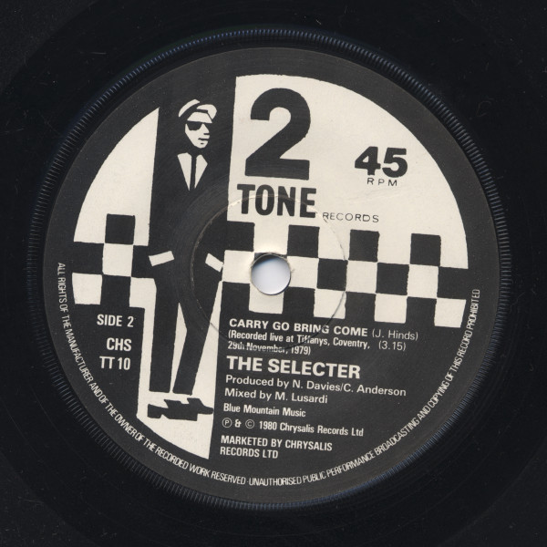 The Selecter - Missing Words - 7 inch Vinyl Record VG+/VG+ (Pre Loved) - Image 2