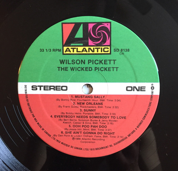 Wilson Pickett - The Wicked Pickett - Vinyl Record NM/NM (Pre Loved) - Image 3