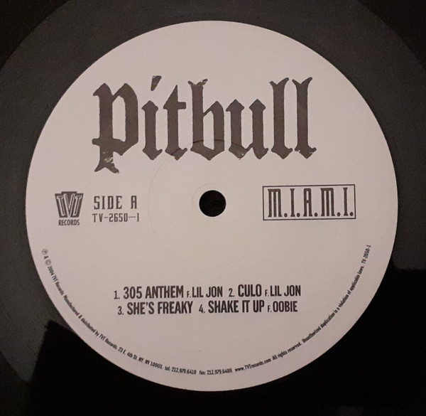Pitbull - M.I.A.M.I. - Vinyl Record VG+/VG+ (Pre Loved) - Image 3