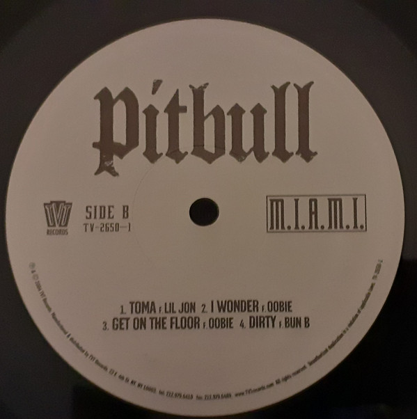 Pitbull - M.I.A.M.I. - Vinyl Record VG+/VG+ (Pre Loved) - Image 4