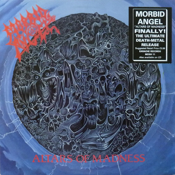 Morbid Angel - Altars Of Madness - Vinyl Record VG/VG+ (Pre Loved)