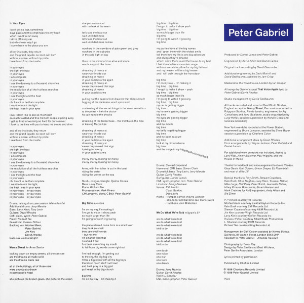 Peter Gabriel - So - Vinyl Record VG+/VG+ (Pre Loved) - Image 4