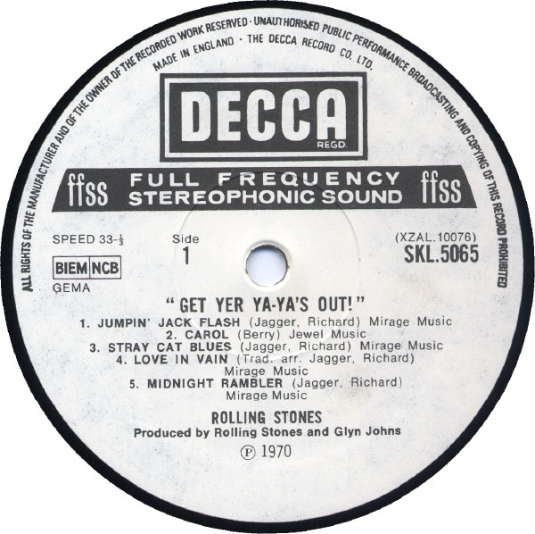 The Rolling Stones - Get Yer Ya-Ya's Out! - The Rolling Stones In Concert - Vinyl Record VG+/VG+ (Pre Loved) - Image 3