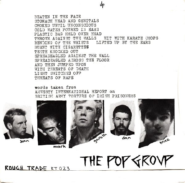 The Pop Group - We Are All Prostitutes - 7 inch Vinyl Record VG+/VG+ (Pre Loved) - Image 2