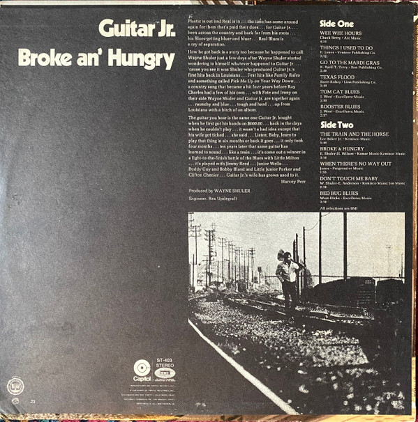 Guitar Jr. - Broke An' Hungry - Vinyl Record VG+/VG+ (Pre Loved) - Image 2