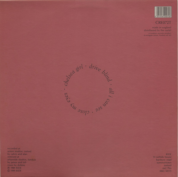 Ride - Ride - Vinyl Record VG/VG+ (Pre Loved) - Image 2