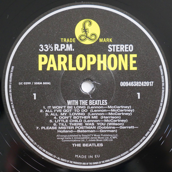 The Beatles - With The Beatles - Vinyl Record NM/NM (Pre Loved) - Image 4