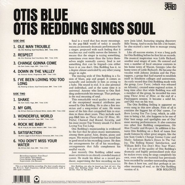 Otis Redding - Otis Blue / Otis Redding Sings Soul - Vinyl Record VG+/NM (Pre Loved) - Image 2