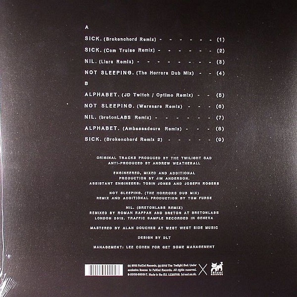 The Twilight Sad - No One Can Ever Know: The Remixes - Vinyl Record – (New / Sealed) - Image 2