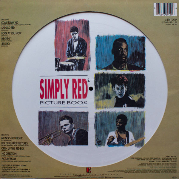 Simply Red - Picture Book - Vinyl Record VG+/VG+ (Pre Loved) - Image 2