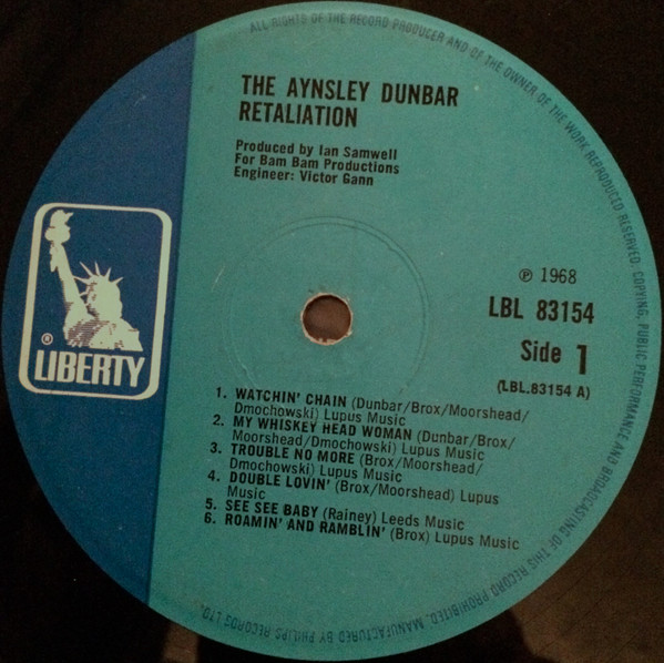 The Aynsley Dunbar Retaliation - The Aynsley Dunbar Retaliation - Vinyl Record VG+/VG+ (Pre Loved) - Image 3