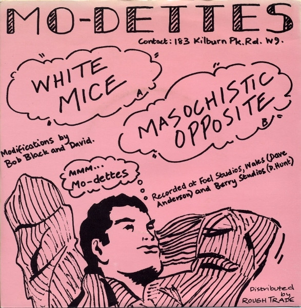 Mo-Dettes - White Mice / Masochistic Opposite - 7 inch Vinyl Record VG+/VG+ (Pre Loved)