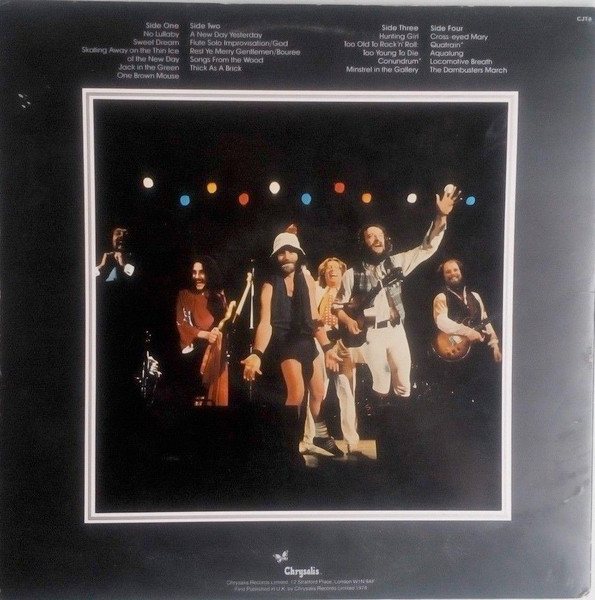 Jethro Tull - Live - Bursting Out - Vinyl Record VG/VG+ (Pre Loved) - Image 4