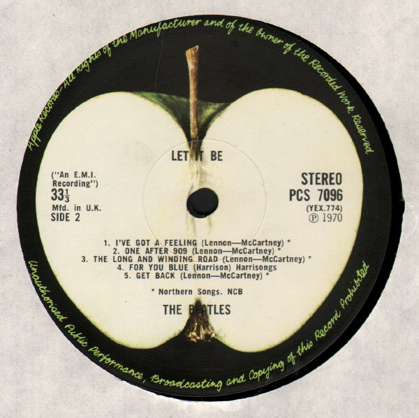 The Beatles - Let It Be - Vinyl Record VG/VG+ (Pre Loved) - Image 4