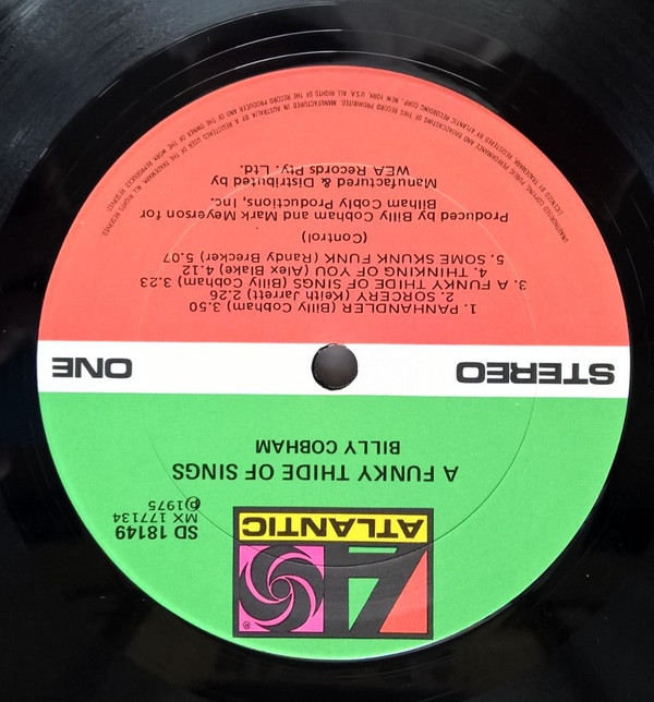 Billy Cobham - A Funky Thide Of Sings - Vinyl Record VG+/VG+ (Pre Loved) - Image 3