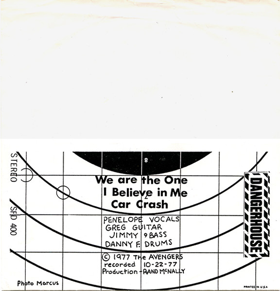 Avengers - We Are The One - 7 inch Vinyl Record VG+/VG+ (Pre Loved) - Image 2