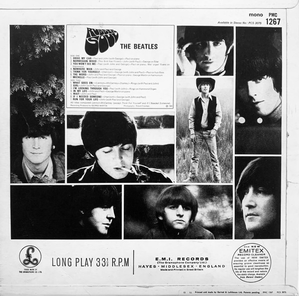 The Beatles - Rubber Soul - Vinyl Record VG+/VG+ (Pre Loved) - Image 2