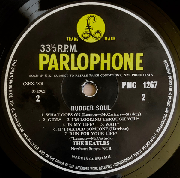 The Beatles - Rubber Soul - Vinyl Record VG+/VG+ (Pre Loved) - Image 4