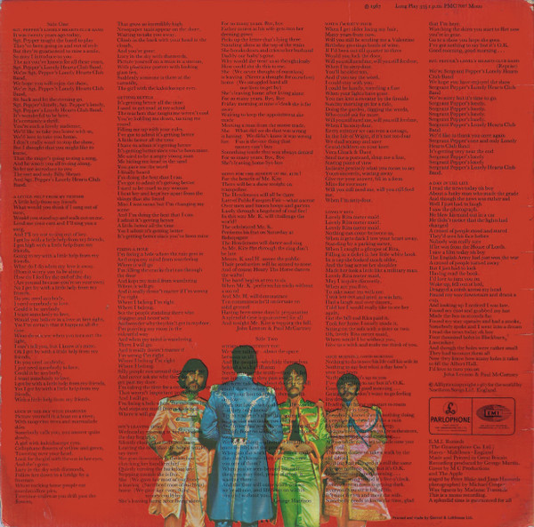 The Beatles - Sgt. Pepper's Lonely Hearts Club Band - Vinyl Record VG+/VG+ (Pre Loved) - Image 4
