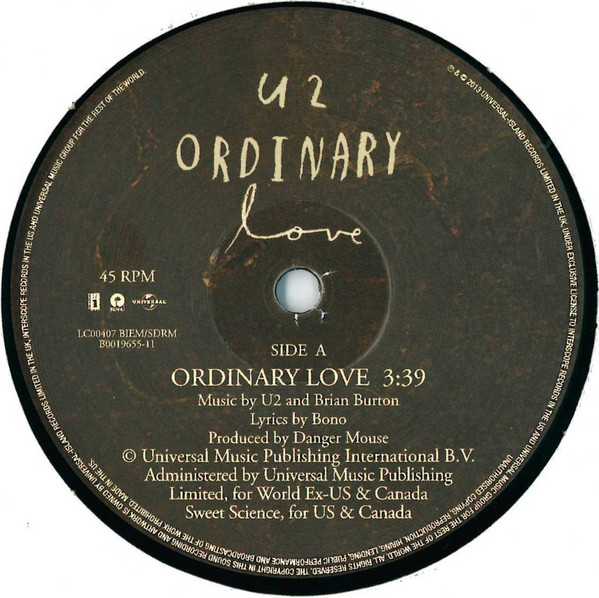 U2 - Ordinary Love - Vinyl Record – (New / Sealed) - Image 3