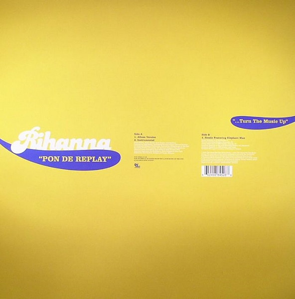 Rihanna - Pon De Replay - Vinyl Record VG+/VG+ (Pre Loved) - Image 2