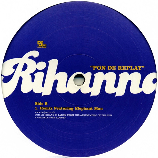 Rihanna - Pon De Replay - Vinyl Record VG+/VG+ (Pre Loved) - Image 4