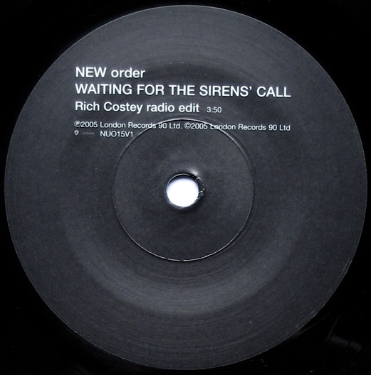 New Order - Waiting For The Sirens' Call / Temptation - 7 inch Vinyl Record VG+/VG+ (Pre Loved) - Image 4