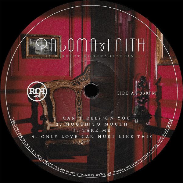Paloma Faith - A Perfect Contradiction - Vinyl Record NM/NM (Pre Loved) - Image 4