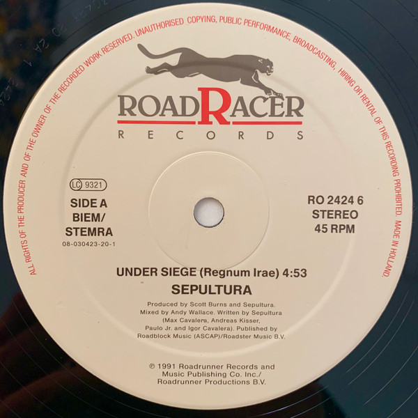 Sepultura - Under Siege (Regnum Irae) - Vinyl Record VG+/VG+ (Pre Loved) - Image 3