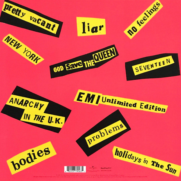 Sex Pistols - Never Mind The Bollocks, Here's The Sex Pistols - Vinyl Record – (New / Sealed) - Image 2