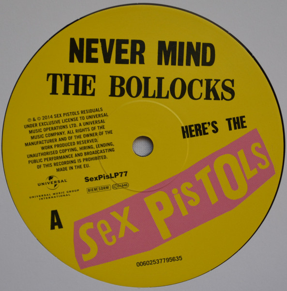 Sex Pistols - Never Mind The Bollocks, Here's The Sex Pistols Vinyl Record – (New / Sealed) - Image 3