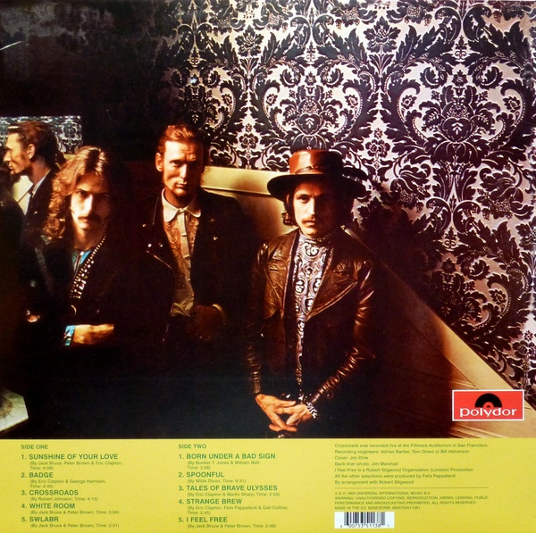 Cream (2) - Best Of Cream - Vinyl Record NM/NM (Pre Loved) - Image 3